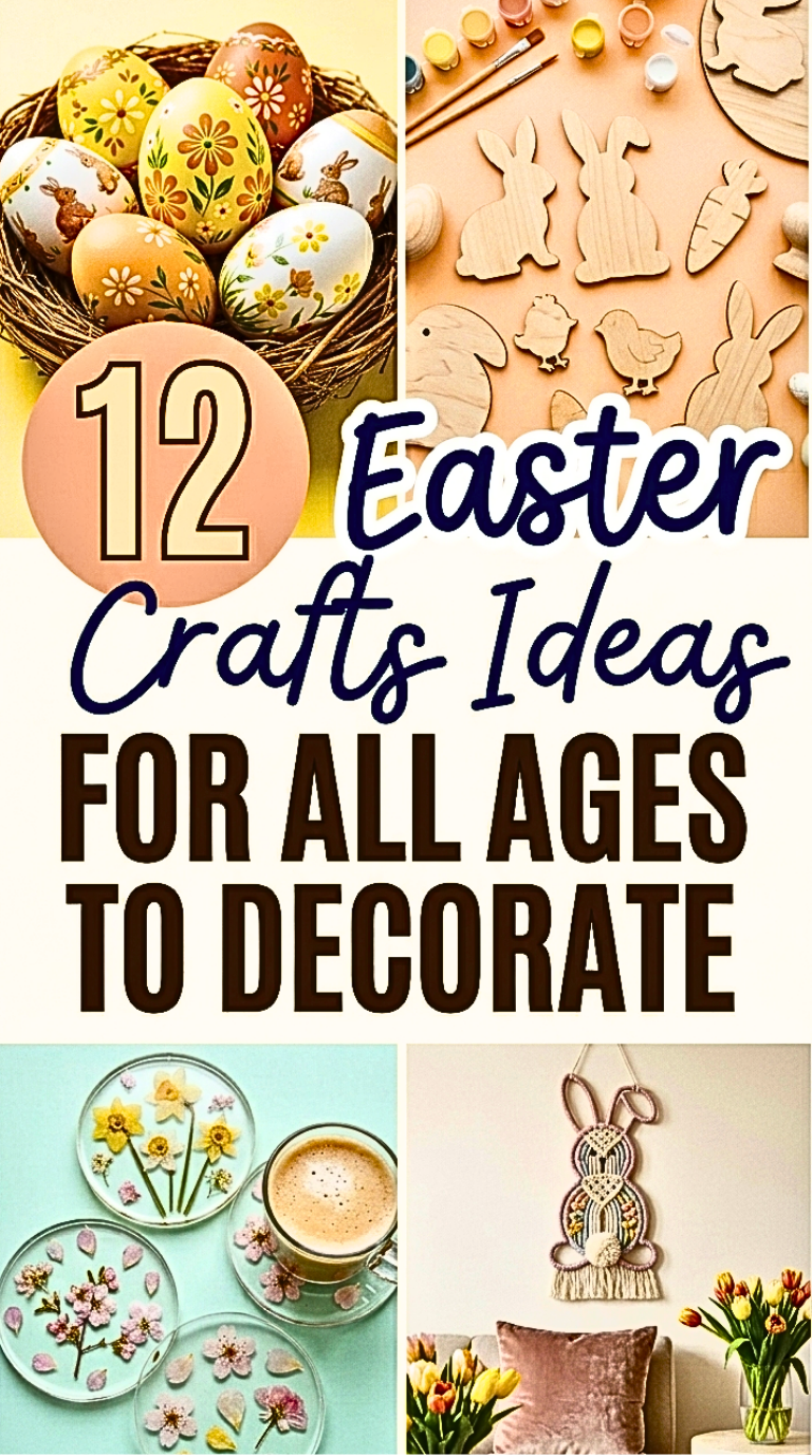 12 Easter Spring Crafts Ideas: Creative Countdown