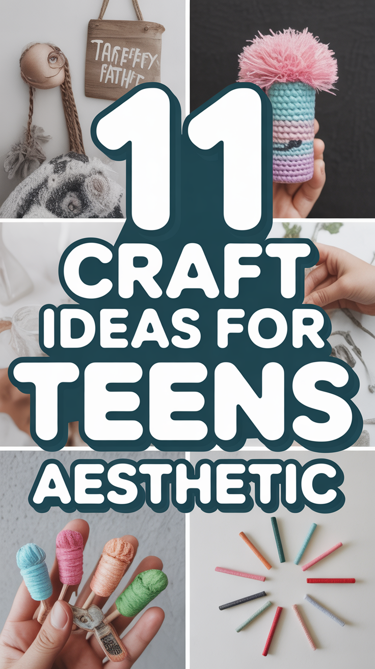 Craft Ideas for Teens Aesthetic to Spark Creativity