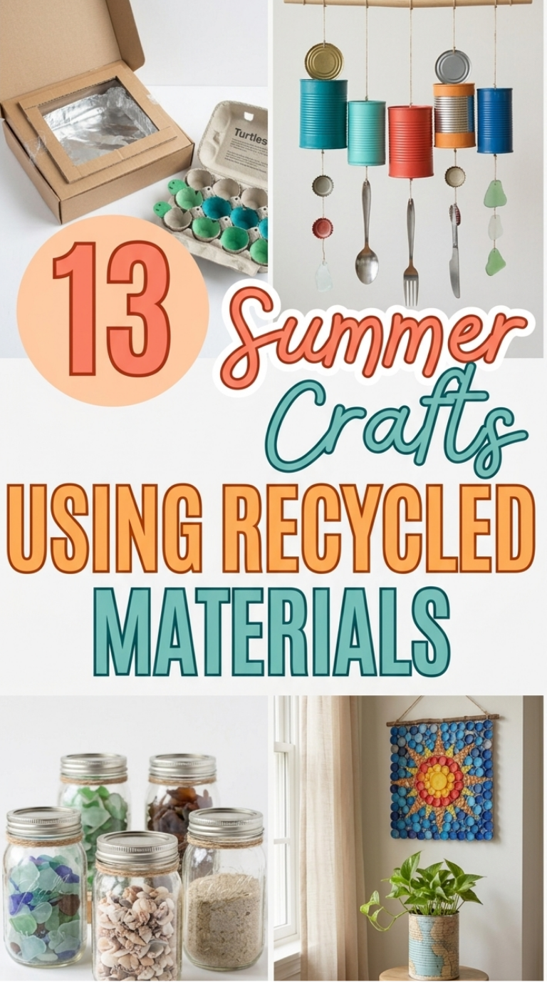 13 Summer Crafts Using Recycled Materials That Look Stylish You’ll Love