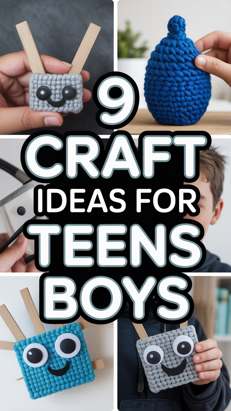 🎨 Easy Craft Ideas for Teens Boys to Spark Creativity