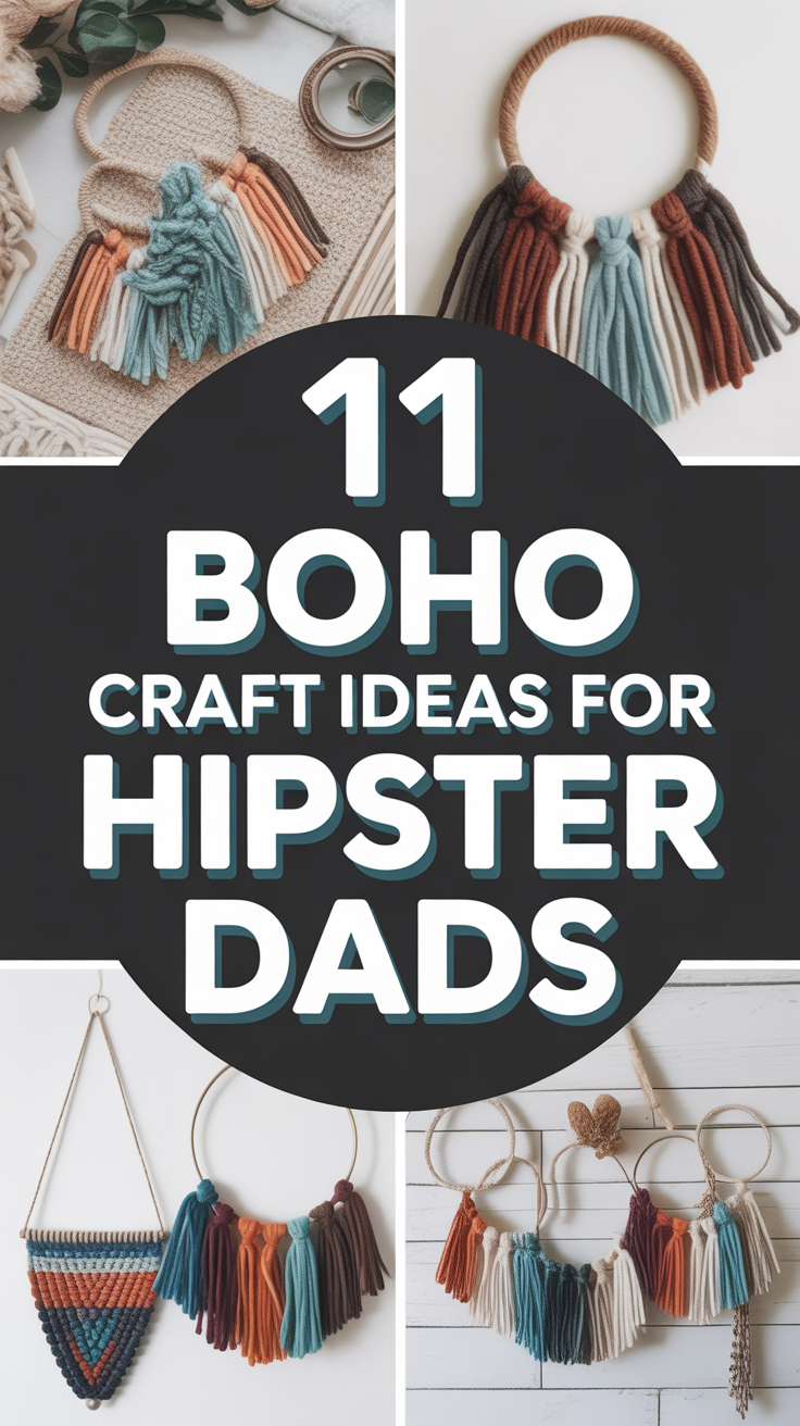 🧵 Boho Craft Ideas for Hipster Dads to Try Today