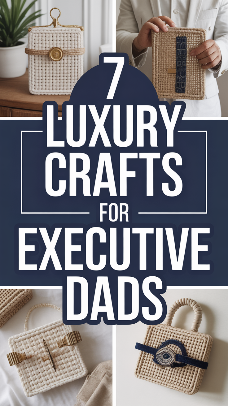 🎩 Luxury Crafts for Executive Dads: Stylish DIY Gift Ideas
