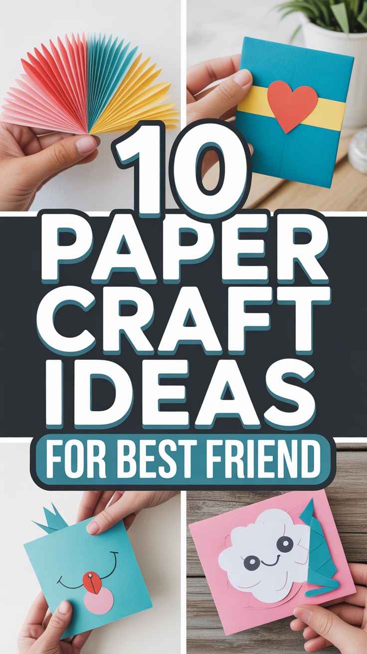 🎨 Creative Paper Craft Ideas for Best Friend Gifts