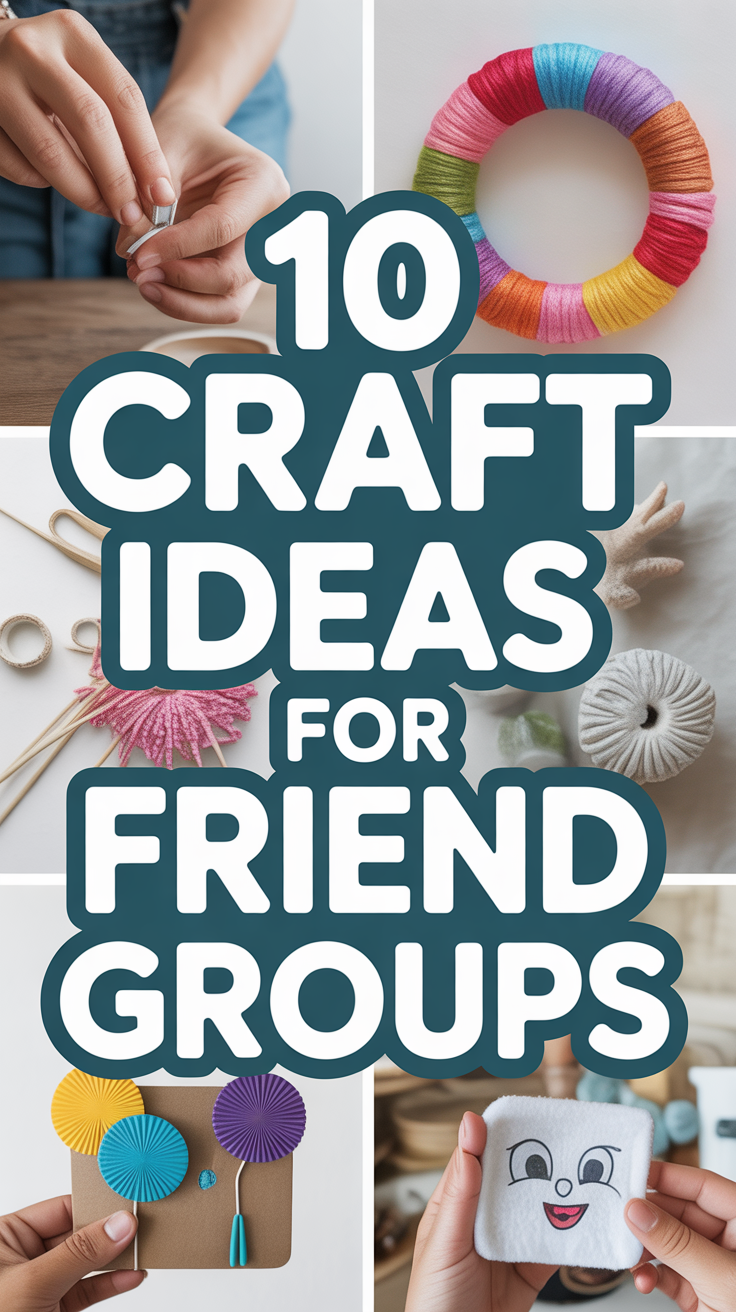 🎨 Fun Craft Ideas for Friend Groups to Try Together