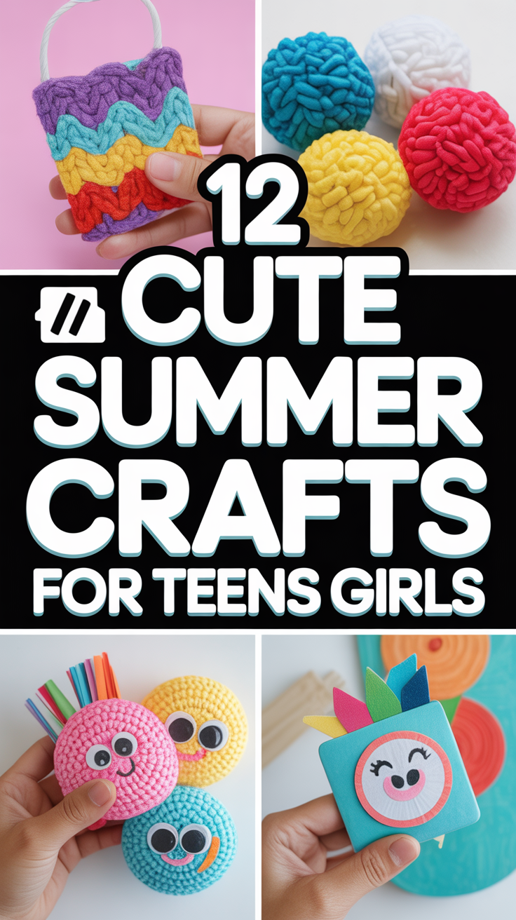 🌞 Cute Summer Crafts for Teens Girls: Fun DIY Ideas to Try Now