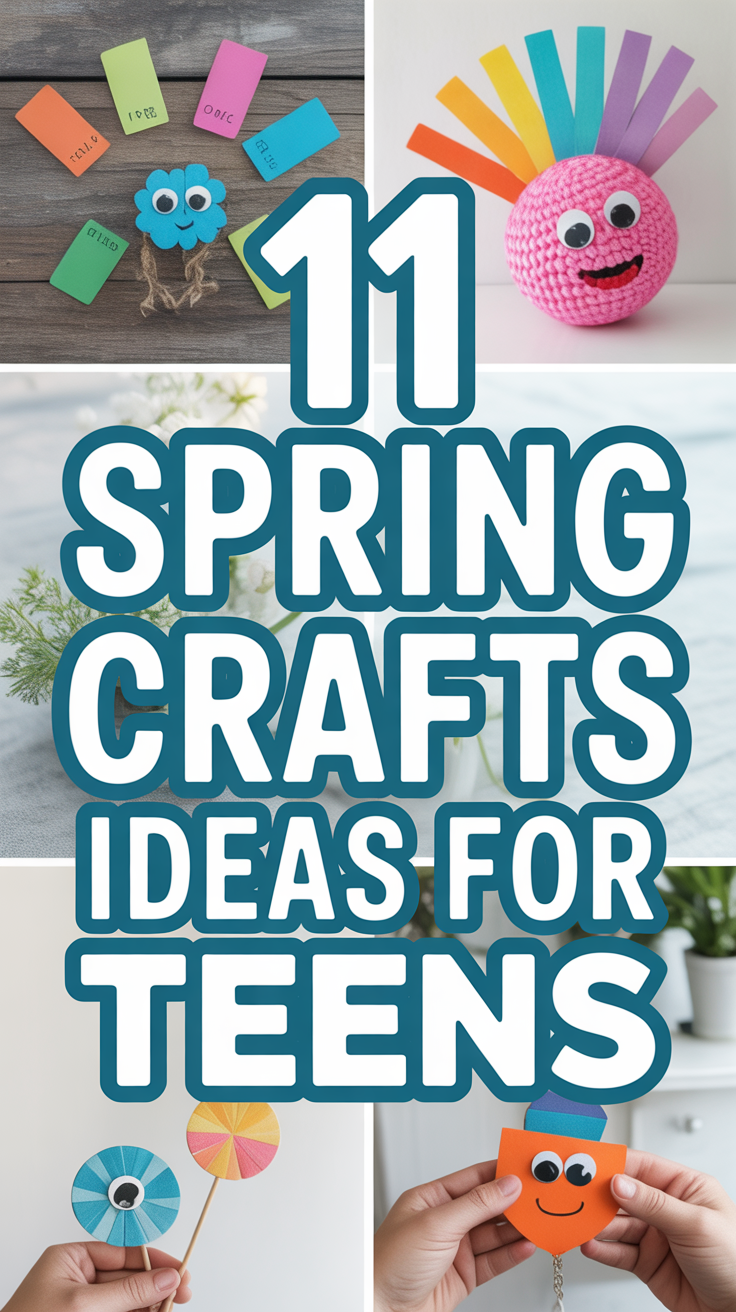 🌸 Fun Spring Crafts Ideas for Teens to Try Today