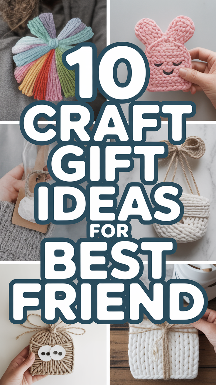 🎁 Unique Craft Gift Ideas for Best Friend to Impress and Inspire