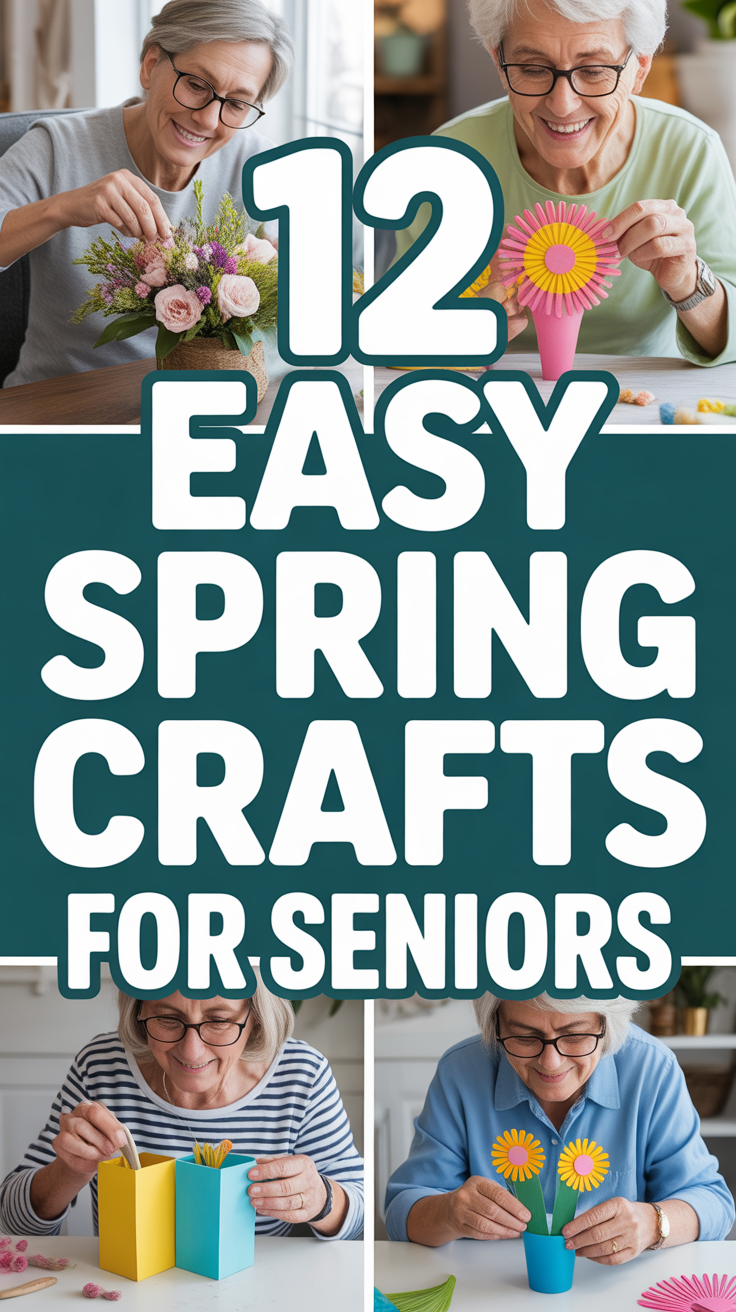 🌸 Easy Spring Crafts for Seniors to Brighten Their Day