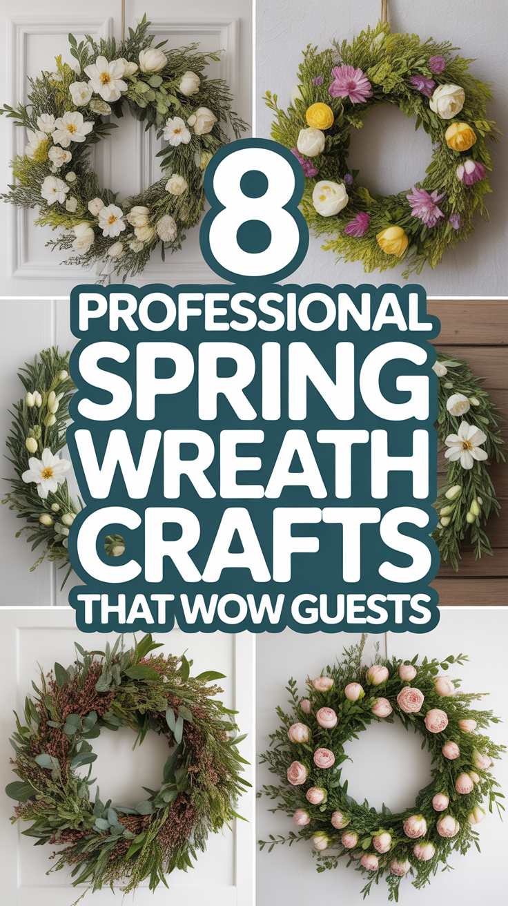 🌸 Stunning Spring Wreath Crafts to Wow Your Guests