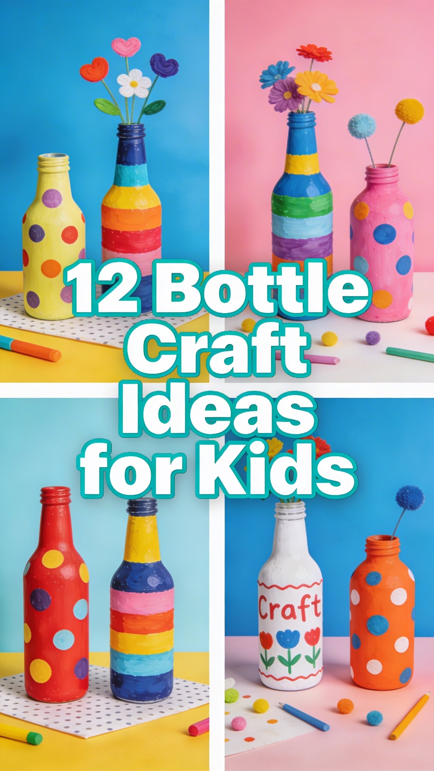 🧃 Fun Bottle Craft Ideas for Kids to Spark Creativity