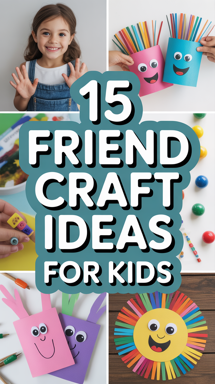 🎨 Fun Friend Craft Ideas for Kids to Spark Creativity