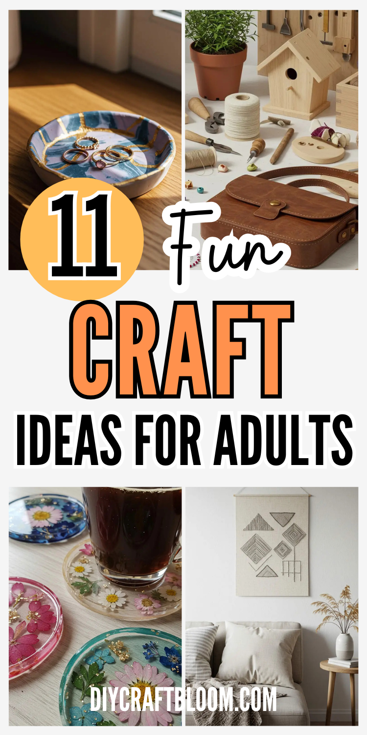 Craft Ideas for Adults: 11 Creative DIY Projects to Try This Weekend