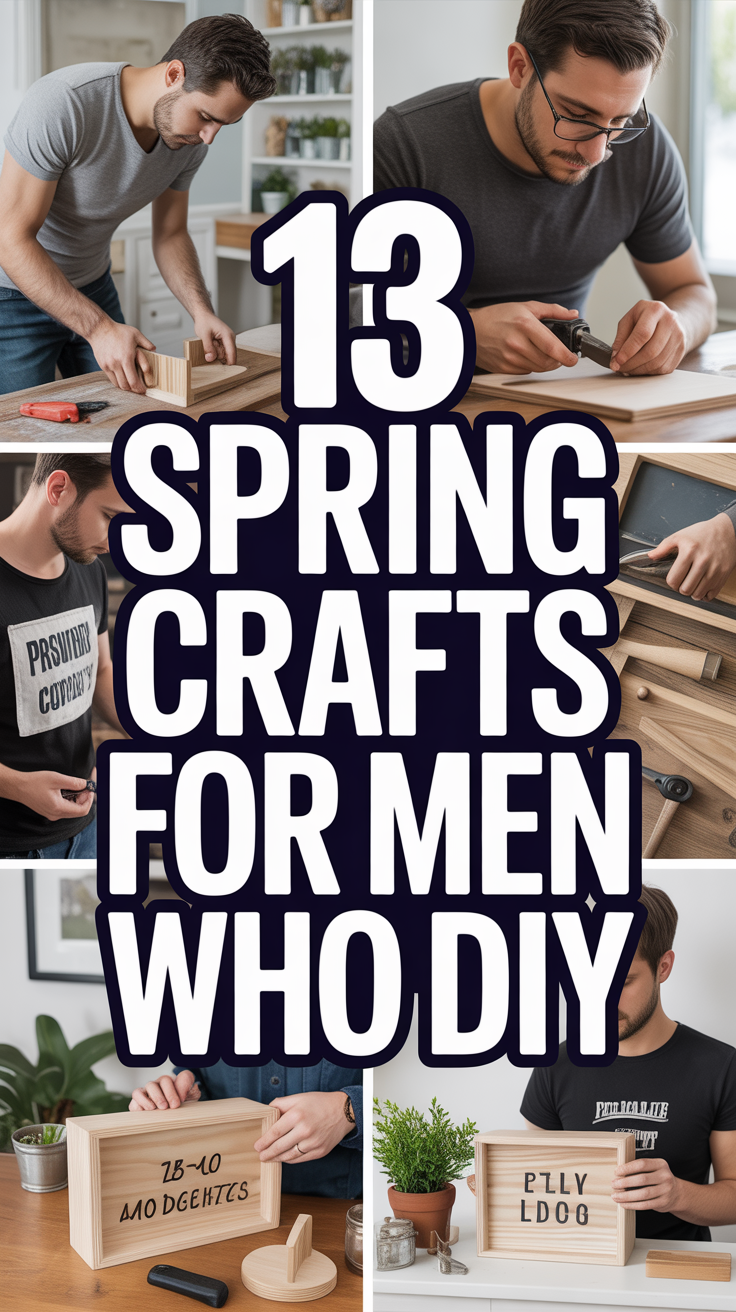 🌿 Spring Crafts for Men Who DIY: Easy Projects to Try Today