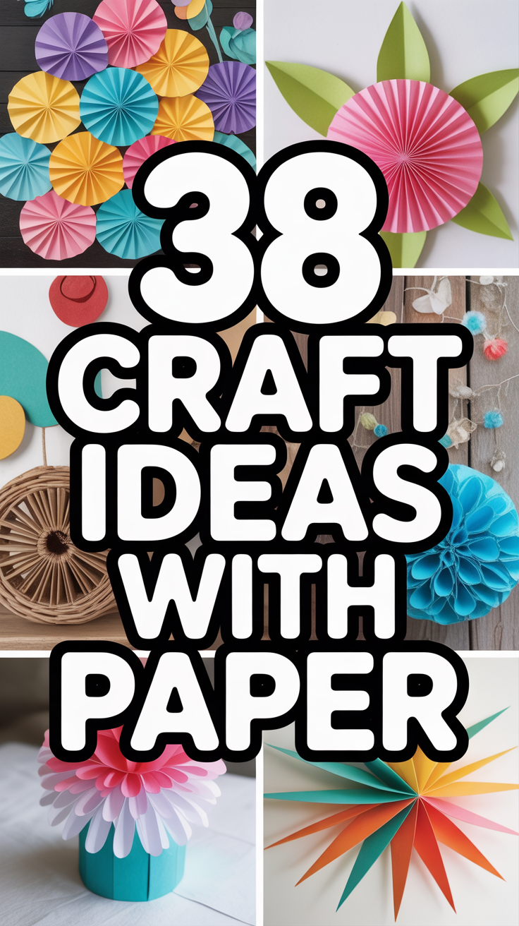 🎨 Creative Craft Ideas with Paper for Beginners