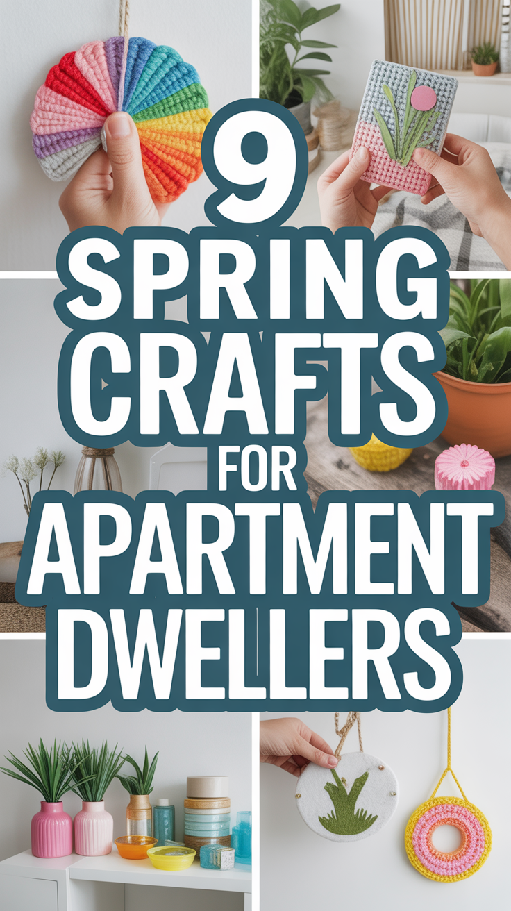 🌸 Easy Spring Crafts for Apartment Dwellers to Brighten Small Spaces
