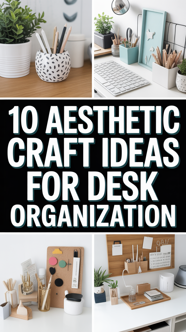 🎨 Aesthetic Craft Ideas for Desk to Boost Creativity & Style
