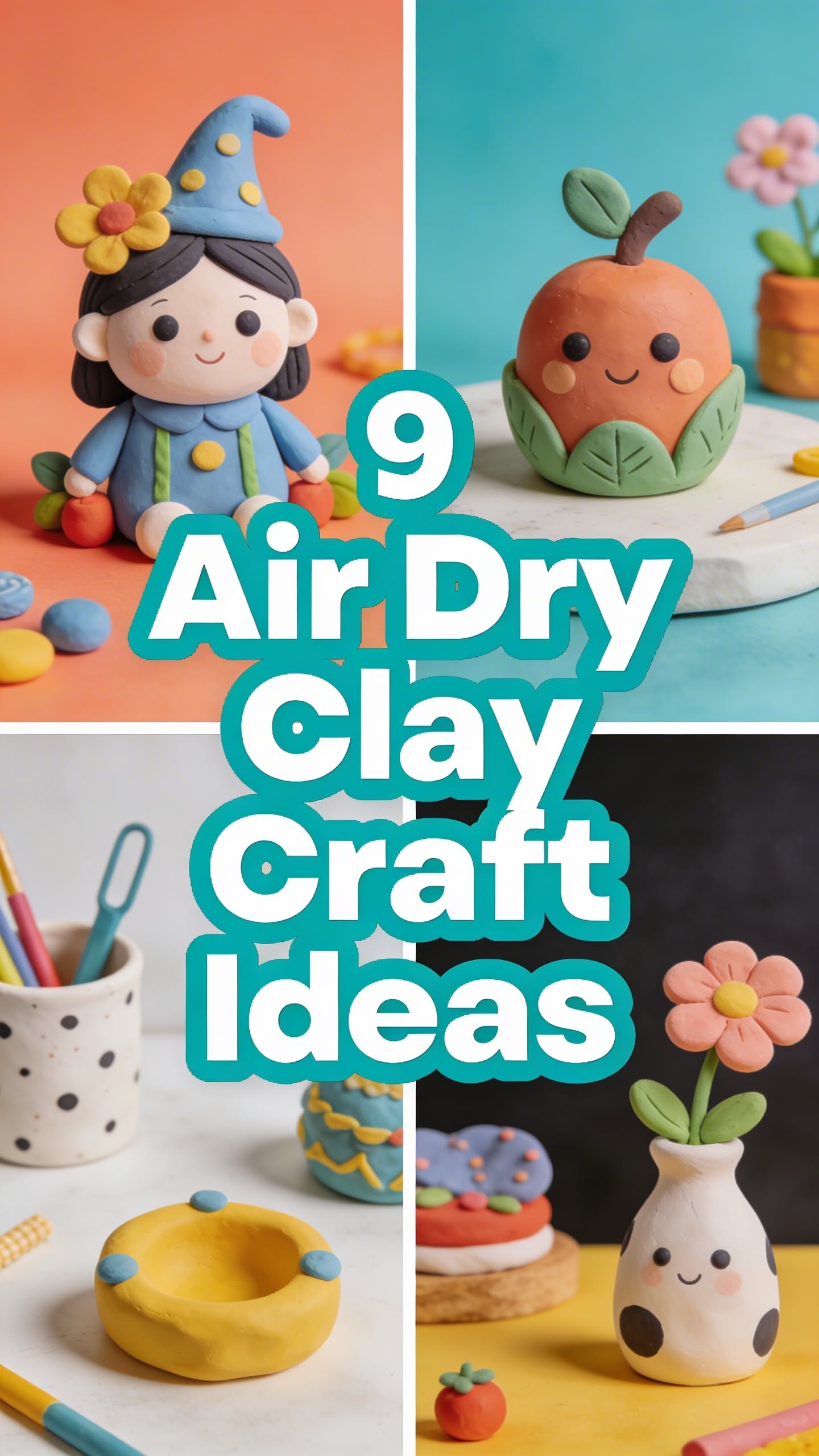 🎨 Creative Air Dry Clay Craft Ideas for Beginners