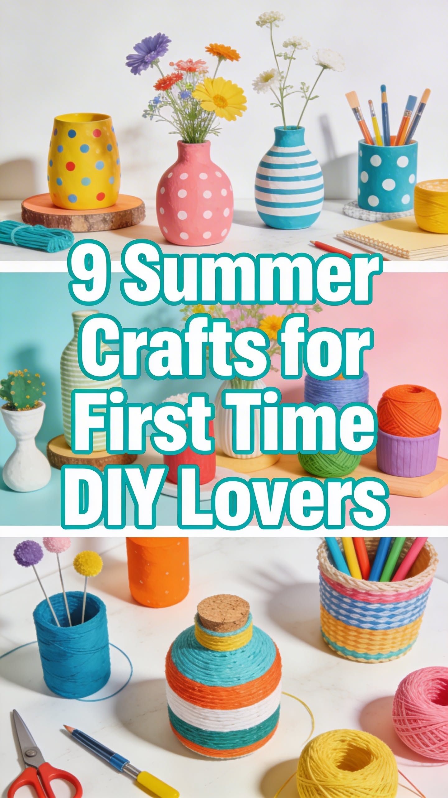 🌞 Easy Summer Crafts for First Time DIY Lovers